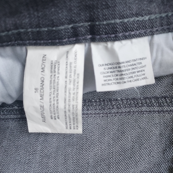 NWOT Gloria Vanderbilt Amanda Gray Stretch Straight Leg Jeans Size Ladies 16 - Picture 7 of 11